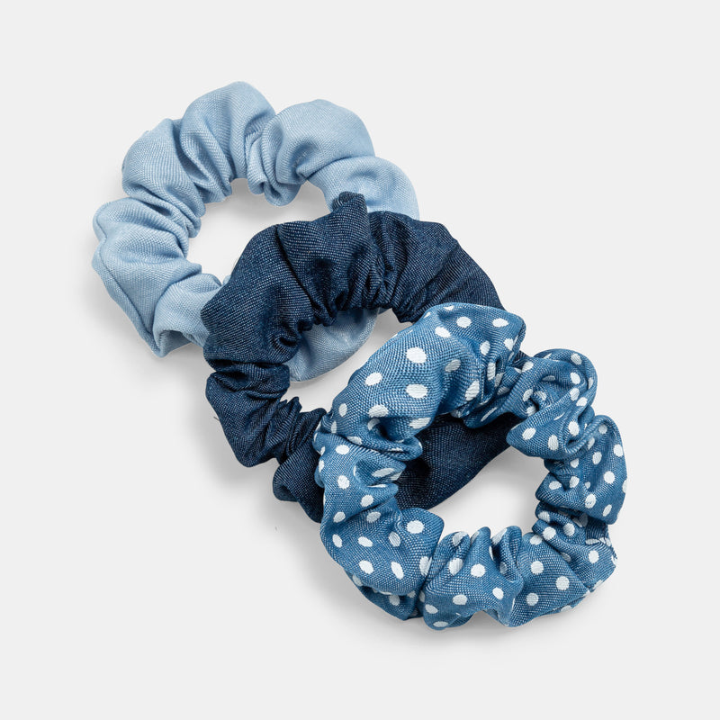 Tüdrukute scrunchie juuksekummid, 3-pakk