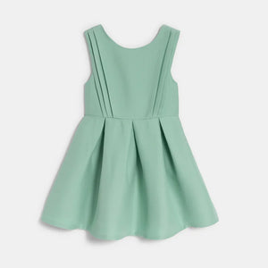Tüdrukute pidulik kleit, heleroheline (Laurel green)