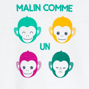 Beebipoiste T-särk MALIN COMME UN SINGE