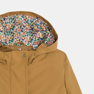 Tüdrukute kevadparka + vest, kaneelibeež