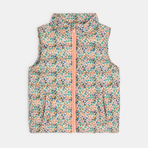 Tüdrukute kevadparka + vest, kaneelibeež