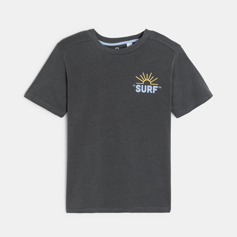 Poiste T-särk SURF, tumehall