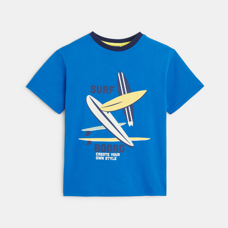 Poiste T-särk SURF BOARD, sinine