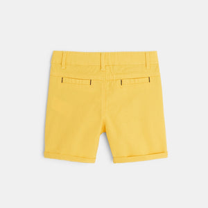 Beebipoiste lühikesed Bermuda püksid, kollased