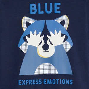 Beebipoiste p/v T-särk BLUE. EXPRESS EMOTIONS